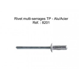 RIVET MUTLI-SERRAGES TETE PLATE RIVET MUTLI-SERRAGES TETE PLATE