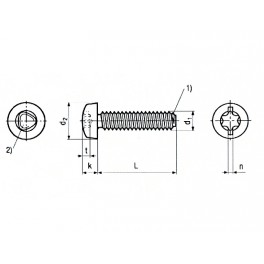 VIS AUTOFORMEUSE TCB TORX+FENTE